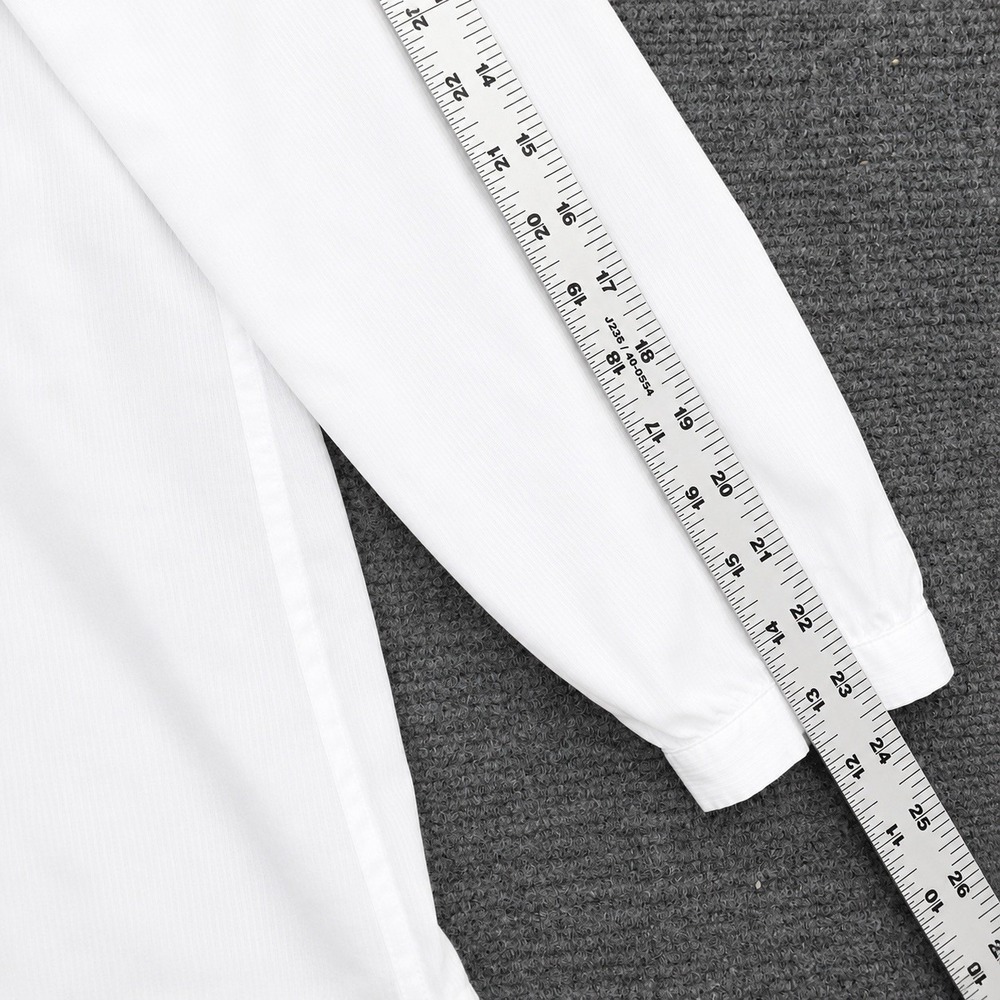 Uniqlo Ines De La Fressange Popover Top Shirt Size M White Pintuck Cottagecore - Picture 5 of 9